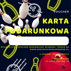 Karta Podarunkowa Kręgielnia Krasnobród Prezent